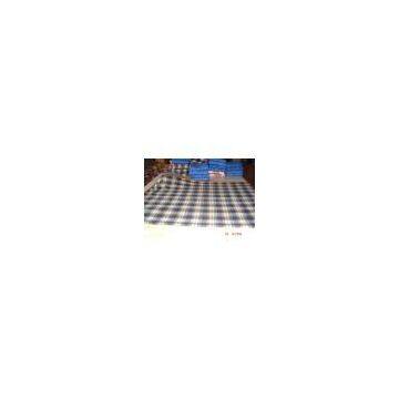 100% POLYESTER CHECK DESIGN POLAR FLEECE BLANKET