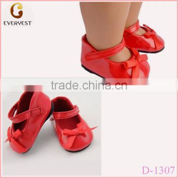 new style PU leather 18 inch doll dress shoes