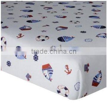 100% Cotton Printed Bedding/fitted Crib Sheet/bed Sheet