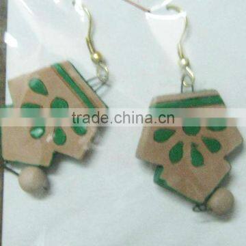 Terracotta Modern Earrings , Terracotta Indian Earrings