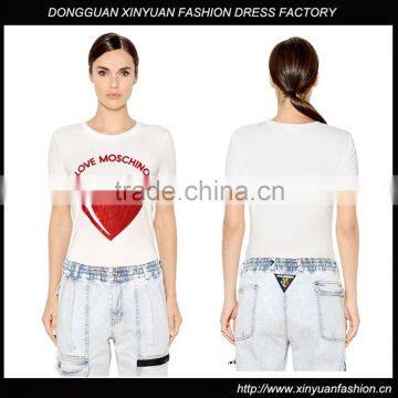 Wholesale Custom T Shirt Korea Design Printing Shirts For Women