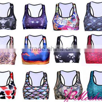 Sexy Women Cycling Sportswear Crossed Straps Sports Bra photo-3