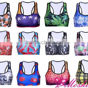 Sexy Women Cycling Sportswear Crossed Straps Sports Bra photo-4