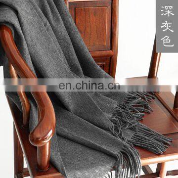 2017 High Quality Plain Color Pure Cashmere Scarf Wholesale photo-5