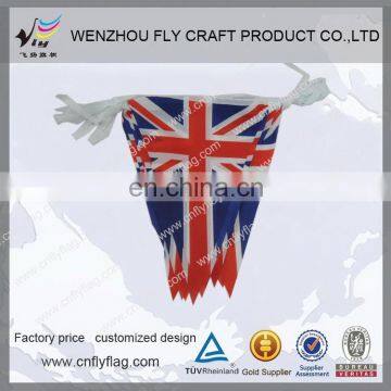 Wholesale customer design durable printed polyester country string flags