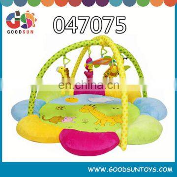 top selling fashion cheap children baby play mat custom cute soft plush baby play with sides