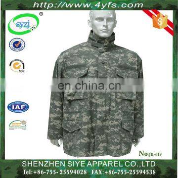 Durable Digital Camouflage M-65 Field Jacket Army Jacket Uniform