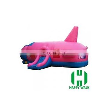 Airplane type Inflatable tunnel, Interactive game tunnel for sale