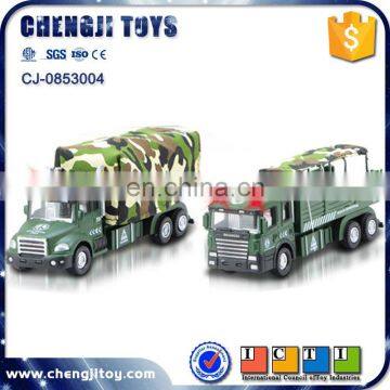 Pull back transport truck military diecast models