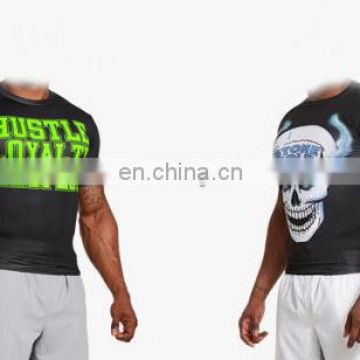 sublimation compression T shirt