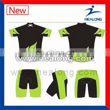 Healong Digital Print Screen Printing Coolmax Cycling Short