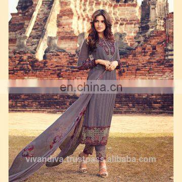 Daily Wear Straight Georgette Salwar Suit.