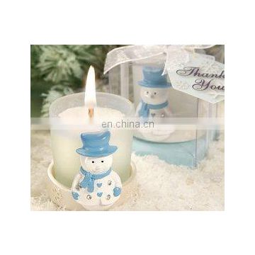 Snowman Candle Favors