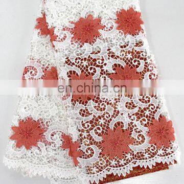 Swiss Cord Lace African Cord French Tulle Lace Fabric photo-3