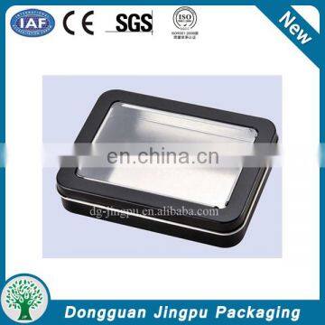 Custom printed tin gift box for pendrive packaging