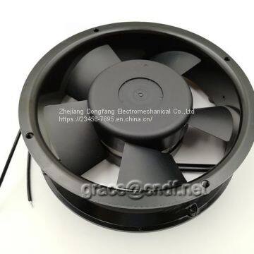 CNDF Input Voltage 110/120VAc 50/60Hz 2 Ball Bearing Cooling Fan Elliptic 172x51mm ac Ventilation Exhaust Fans 172x51mm photo-3