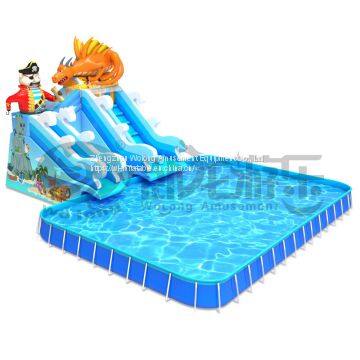 inflatable water slide, used pool slide, inflatable pool slide for adult