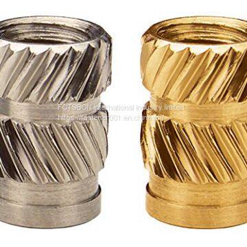 IUTB-256/440/632 Heat Staking Insert Straight Wall Thru-Threaded-Unified Brass PEM Std Knurled Nuts Factory Wholesale