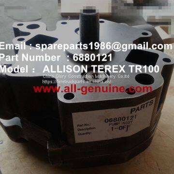 TEREX 6880121 ALLISON FUEL PUMP TR100 TR70 OFF HIGHWAY RIGID DUMP TRUCK MINING HAULER TRANSMISSION