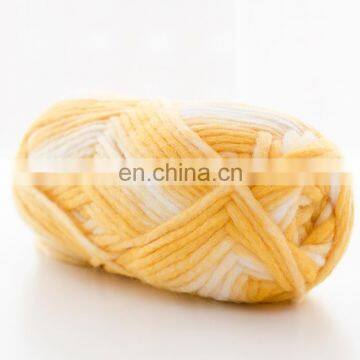 1.2NM long space dyed acrylic and nylon blend fancy yarn for knitting