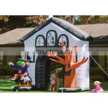 Inflatable Yard Haunted House Tunnel Prop Decorative Outdoor Arches Holiday Inflatables Archway Arch