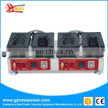 2018 Hot Selling High Quality Digital Commercial Ice Cream Taiyaki Machine Fish Shape Open Mouth Taiyaki Fish Waffle Maker