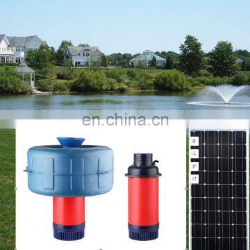 Made in CDc brushless Solar aquarium pump in  aquaculture  submersible type oxygenator  pond  pump  for fish pond and irrigation