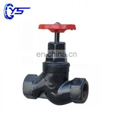 GOST Standard Low Pressure Grey Iron Manual Globe Valve With Thread End