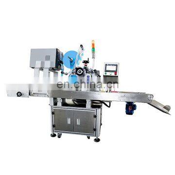 Flat Adhesive Automatic Labeling Machine With Code Printer / Paging Label Applicator