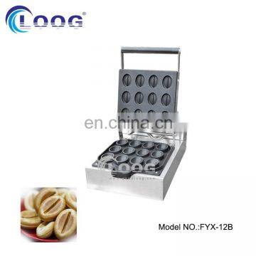 Commercial Mini Coffee Bean Waffle Maker Shaped Waffle Making Machine photo-3