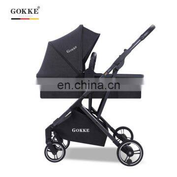 Multifunction Reversible High Landscape Sleeping Basket Baby Stroller