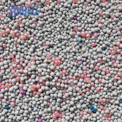 COZIE CAT/odor Control Bentonite Cat Litter/ball/1-3.5mm/sakura/with Silica Bead/8kg photo-2