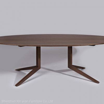 Unique modern farmhouse corner kitchen Oval designer 6 chair dining table for 6