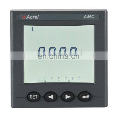 AMC72-AI/J 75*75mm Acrel single phase LED digital panel ammeter with Alarm output