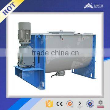 Horizontal stone paint Ribbon Powder Mixer