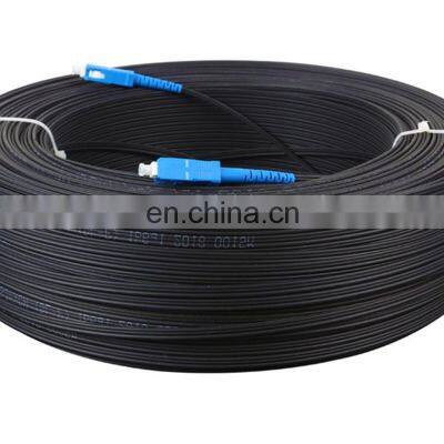 Ftth Indoor Drop Cable Single 2 Core Flat Drop 10m 20m 30m 100m Gjyxfch G657 Sc 50m Fiber Optic Patch Cord