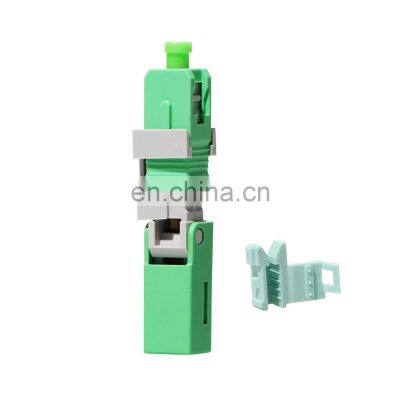 Reusable Fiber Optical Quick Connector Fast SC APC Connector For FTTH Drop Cable