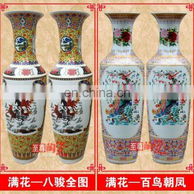 Wholesale Lots of H1.4meter China Ceramic Tall Vases For Home Decor photo-4
