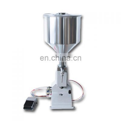 A02 Pneumatic Paste Filling Machine For Thick Paste Cream Shampoo Filler