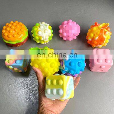 2022 Silicone Push Bubble Mini Kids New Best Selling Logo Pack Sensory Fidget Toy Set photo-5