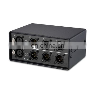 One Little Bear MC103-Pro Mini 3 Ways Stereo XLR Switcher Box Audio Switcher Amplifier Selector