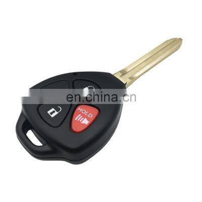 Remote Car Key Shell Case Fob 3 Button for 2005 - 2008 Toyota Hilux photo-2