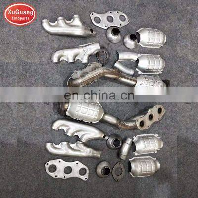 Three way Exhaust catalytic converter for Toyota Crown 3.0 -exhaust bend pipes flanges cones