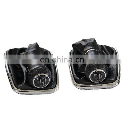 Car 5/6 speed New design gear shift knob boot cover for VW  Golf 4 IV MK4 GTI R32 Bora Jetta with low price MT