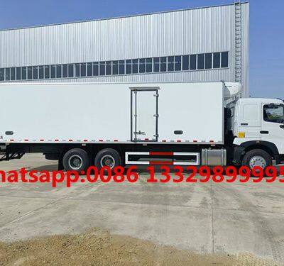 Good Price and High Quality Customized SINO TURK HOWO 6*4 LHD 380hp Diesel Euro 4 Refrigerated Truck for Sale photo-4