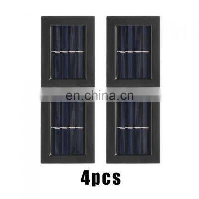 Outdoor Rechargeable Garden Fence Wall Mounted Security Lamps Motion Sensor LED Solar Wall Light