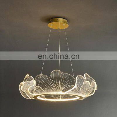 Hot Selling LED Chandelier Simple Decor LED Pendant Light For Living Room Bedroom Hanging Lamps