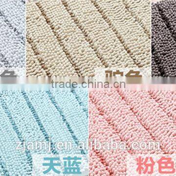 Chenille snow pattern mat