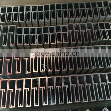 different kinds of rail transit aluminum profile produced by large press