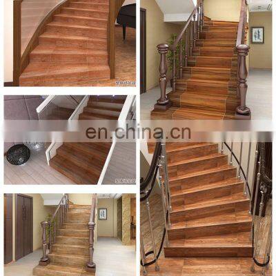 Wood Ceramic Stair Glaze Tile for Sublimation Print